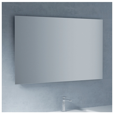 Зеркало прямоугольное без подсветки для ванной комнаты BMT Galaxy 801 404 130 01    1300х729х30мм, серый