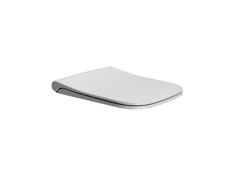 Сиденье с крышкой для унитаза GSI NUBES MS96C09 c Soft Close, белое матовое