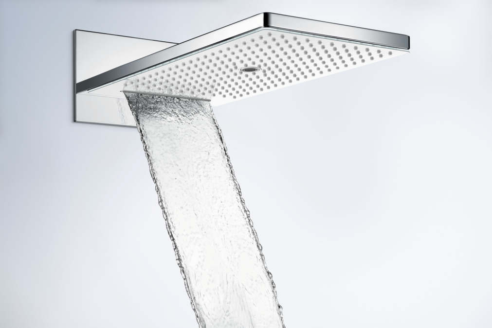 Верхний душ с настенным держателем Hansgrohe Raindance Select Rainmaker 580 3jet 24011400 Хром/Белый
