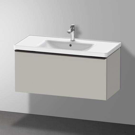 Тумба подвесная под раковину DURAVIT D-Neo DE425600707 984 мм х 452 мм, с одним выдвижным ящиком, бетонно-серый матовый