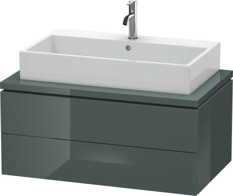 Тумба подвесная для консоли Duravit L-Cube LC581803838 доломитово-серый