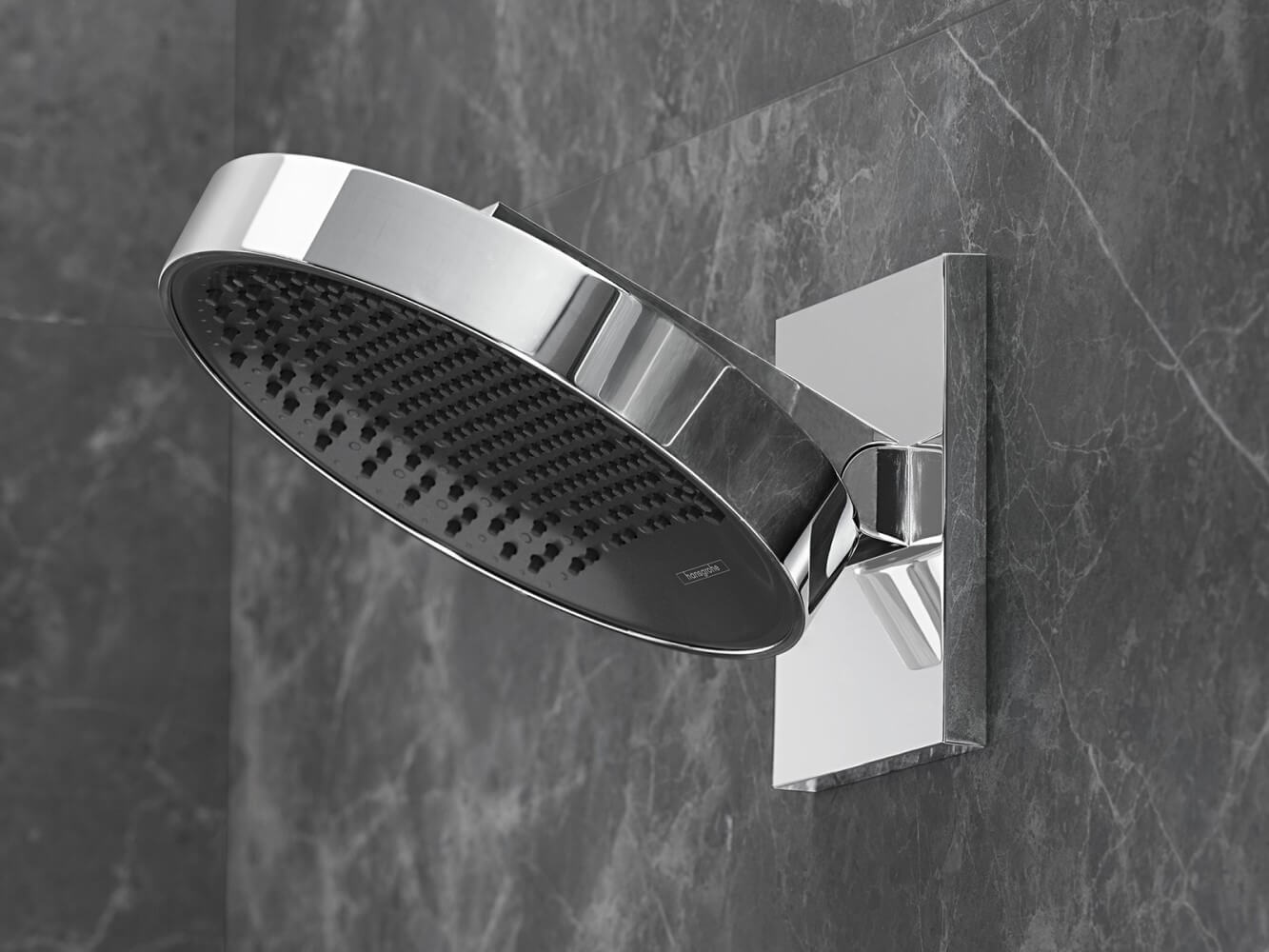Верхний душ Hansgrohe Rainfinity 250 3jet 26233000 EcoSmart с настенным кронштейном, хром