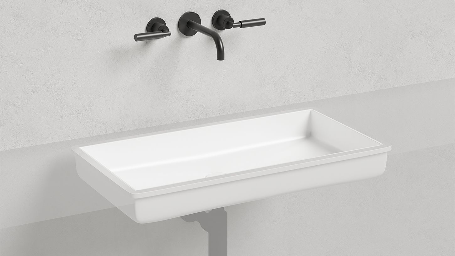 Раковина встраиваемая прямоугольная SALINI MAREA 10 1802210M 747х400х130мм, S-Stone, без донного клапана, цвет Белый матовый