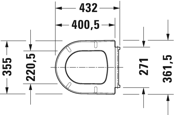 Сиденье для унитаза Duravit ME by Starck 0020192600 с автоматическим опусканием, съёмное, белый/белый шелковисто - матовый