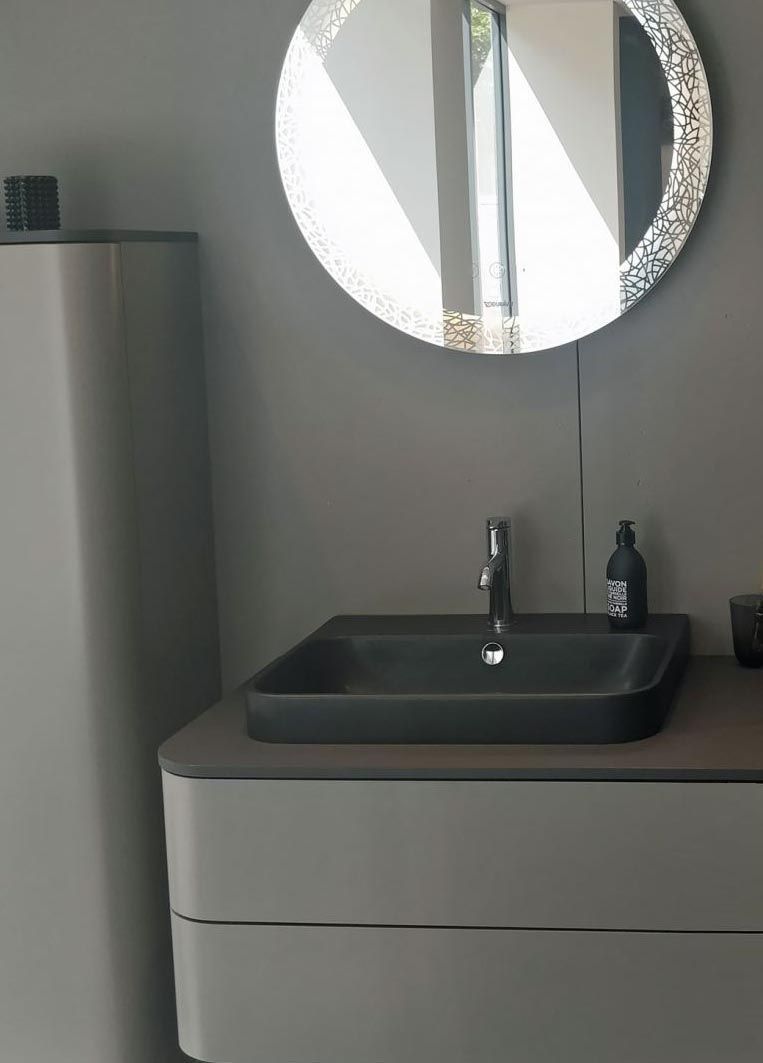 Тумба подвесная для консоли Duravit Happy D.2 Plus HP496009292 каменно-серый