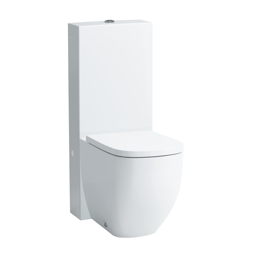 Напольный бачок Universal   Kartell by Laufen 8.2866.1.000.881.1  подвод воды сзади сверху слева