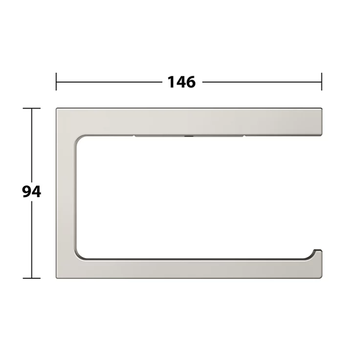 Держатель туалетной бумаги Keuco Edition 11 11162 050000 никель матовый