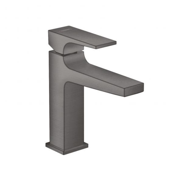 Смеситель для раковины Hansgrohe Metropol 32507340 со сливным донным клапаном Push-Open, шлифованный чёрный хром