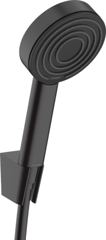 Душевой Porter - набор Hansgrohe Pulsify S 24301670 105 1 jet, с держателем и шлангом 1250 мм, матовый чёрный