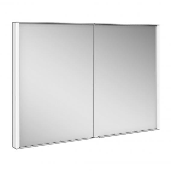 Зеркальный шкаф с подсветкой KEUCO Royal Match 12813 171301 для встраиваемого монтажа, серебристый анодированный