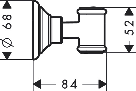 Держатель для душа AXOR Massaud 16325000 Хром