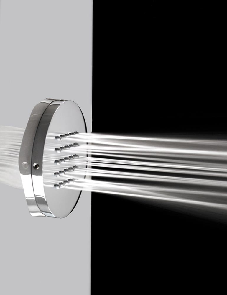 Форсунка боковая для душа Bossini Tondo Flat Wall I00175 Хром