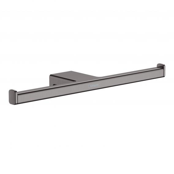 Двойной держатель для туалетной бумаги HANSGROHE AddStoris 41748340 Чёрный шлифованный хром
