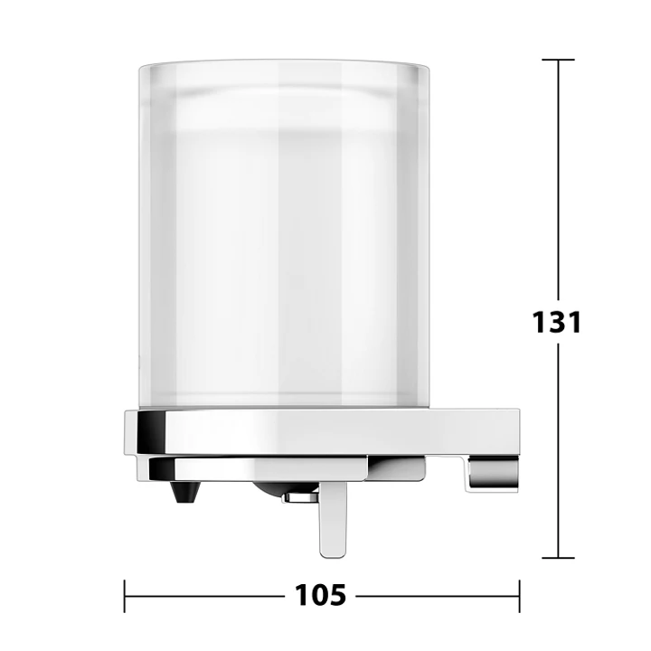 Дозатор жидкого мыла с хрустальной колбой Keuco Collection Moll 12752 019000 хром