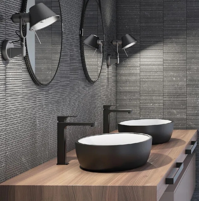 Однорычажный смеситель для раковины CISAL Cubic CU00354121 без донного клапана, цвет Хром