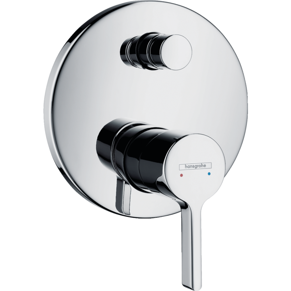 Смеситель для ванны встраиваемый Hansgrohe Metris S 31465000 с переключателем Хром