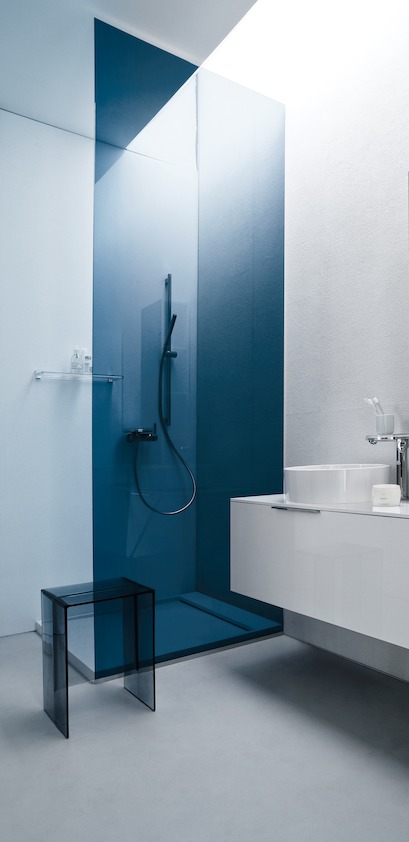 Табурет для ванной комнаты Kartell by Laufen   3.8933.0.085.000.1 пластик серый дымчатый