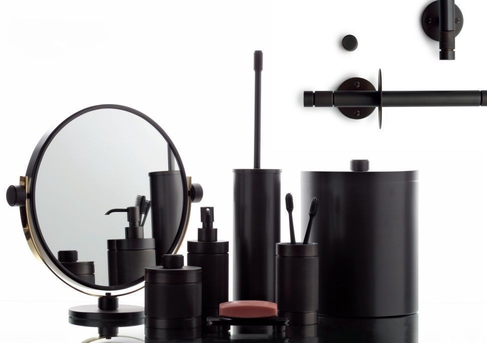 Мыльница настольная OFFICINA 01 127 7531 0800 Чёрный матовый