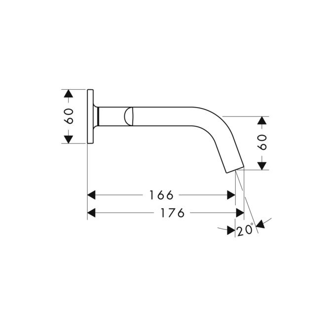 Смеситель для раковины AXOR Citterio M 34313000 хром