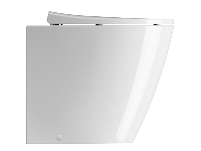 Сиденье с крышкой для унитаза GSI MODO MS98C11 c Soft Close, белое глянцевое