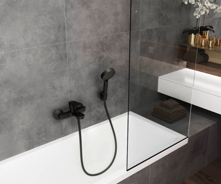 Держатель для душа HANSGROHE Porter S 28331670 цвет Матовый чёрный