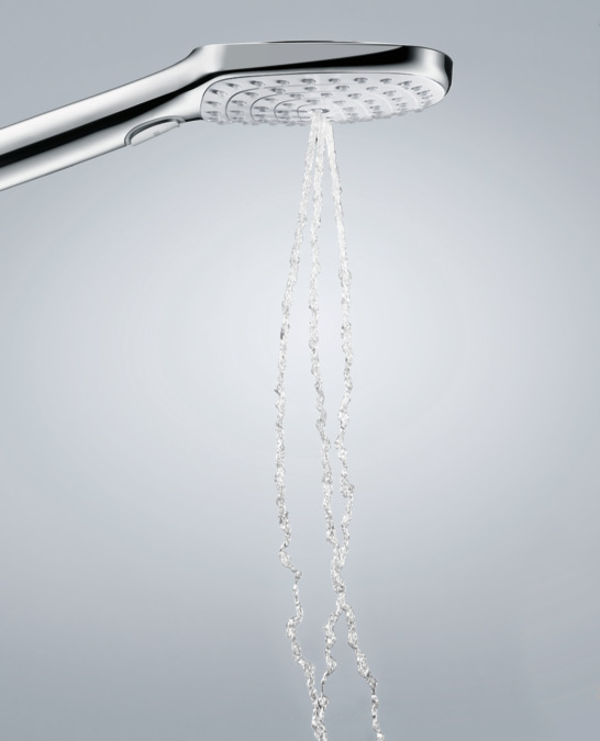 Ручной душ Hansgrohe Raindance Select E 26521400 120 3jet EcoSmart 9 л/мин белый/хром