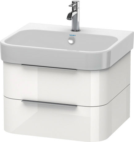 Тумба подвесная под раковину Duravit Happy D.2 H2636302222 белый глянцевый