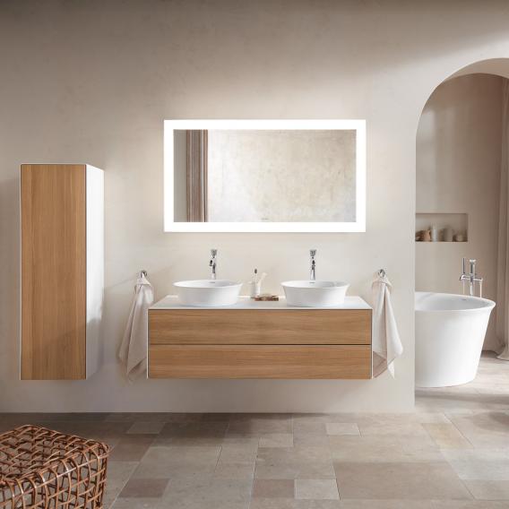 Отдельно стоящая ванна Duravit White Tulip 700470000000000 1400 мм х 1400 мм, с бесшовной панелью и рамой, белая