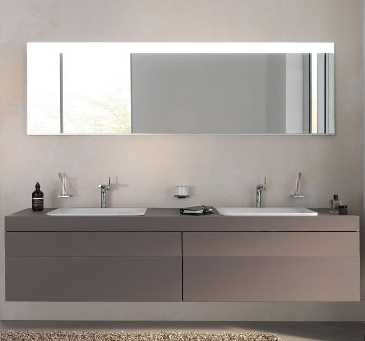 Тумба под умывальник Keuco Edition 400  31575 370100 корпус/фасад структурный лак трюфель