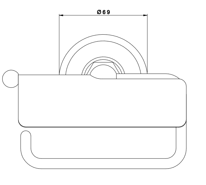 Держатель туалетной бумаги NICOLAZZI CLASSICA 1492GO c крышкой, золото