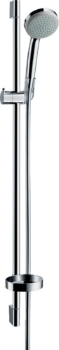Душевой гарнитур Hansgrohe Croma 100 1jet Unica'C 27724000 с мыльницей хром