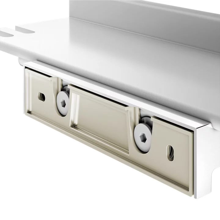 Полочка для душа съёмная KEUCO COLLECTION REVA 12859 510000 со встроенным стеклоочистителем, белый