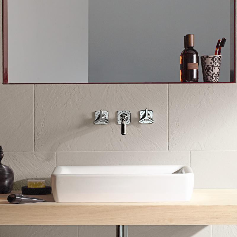 Смеситель для раковины AXOR Citterio M 34217000 настенный хром
