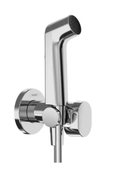 Гигиенический комплект HANSGROHE Bidette S 1 jet 29232000 со шлангом и держателем, цвет Хром