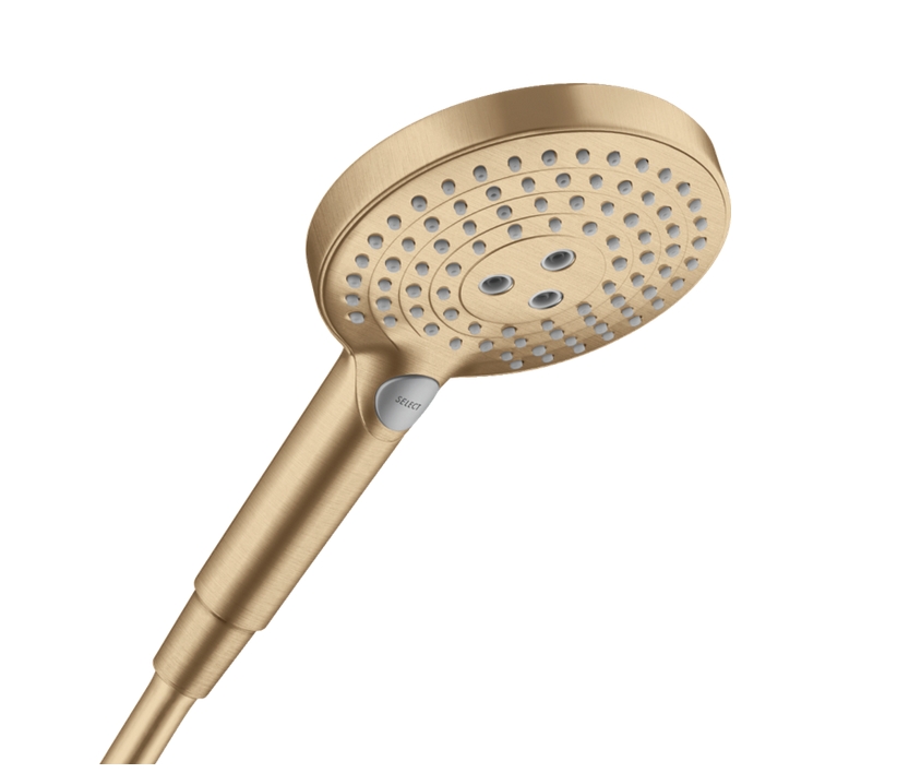 Ручной душ HANSGROHE Raindance Select S 26530140 120 3jet, цвет Шлифованная бронза