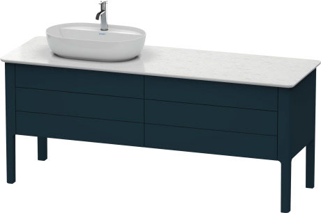 Тумба напольная под столешницу Duravit Luv LU9568L9898 темно-синий