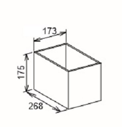 Ящик для хранения мелочей Keuco Royal 60  32190 000002 из массива бука