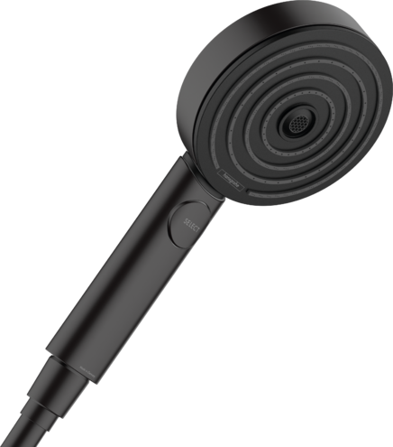 Ручной душ Hansgrohe Pulsify Select S 24101670 105 3jet Activation EcoSmart, матовый чёрный
