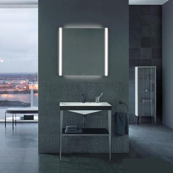 Зеркало с подсветкой DURAVIT XViu XV70320B1B1 820 мм х 800 мм, версия Sensor, матовое шампанское