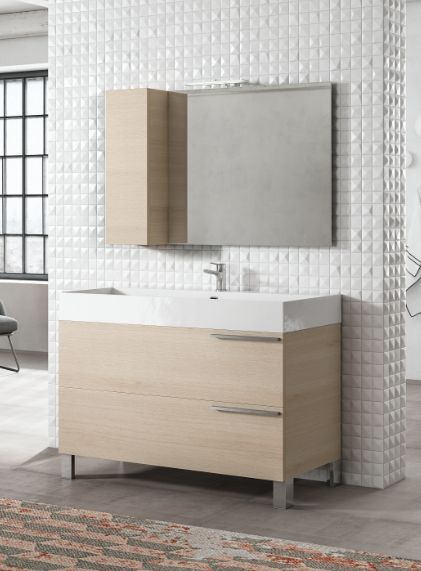 Раковина керамическая BMT MERCURY 834 741 OBE 010  1204х125х460 мм, с отверстием под смеситель, с переливом, белый глянцевый