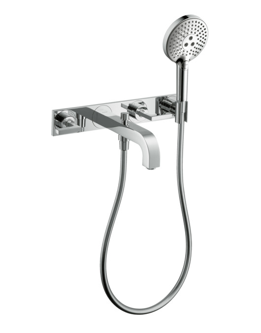 Смеситель для ванны Axor Citterio 39442000 на 3 отверстия хром