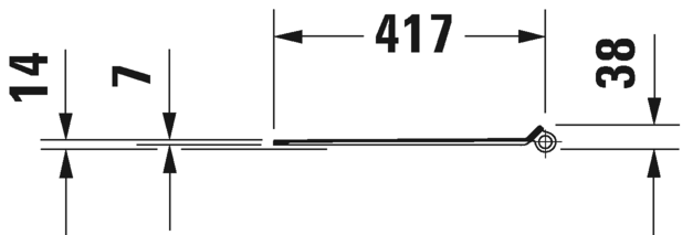 Сиденье для унитаза с крышкой Duravit DuraStyle 0063710000 без автоматического опускания, белый