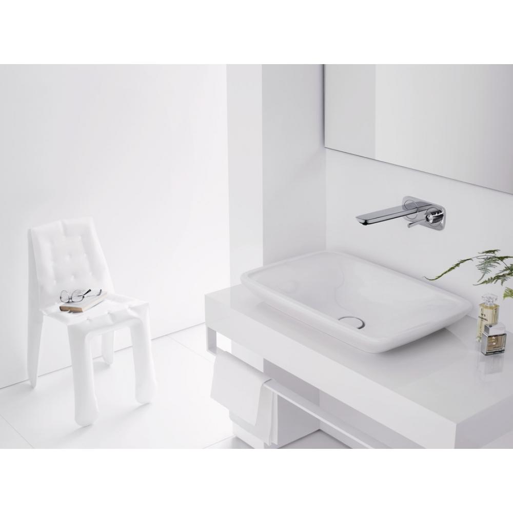 Смеситель для раковины настенный Hansgrohe PuraVida 15084400 белый/хром