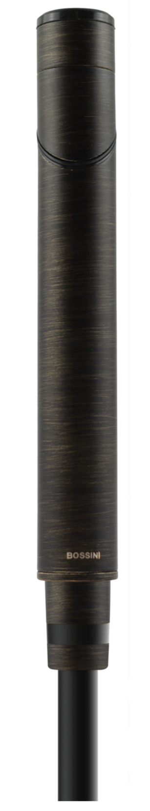 Однофункциональный ручной душ-палочка BOSSINI PLY B00950.644 Ø 30 мм, с поворачивающейся на 360° головкой, цвет Aged matt black