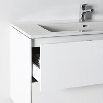 Тумба с раковиной  Laufen   Base for Pro S  8.6496.3.261.104.1   120 см, подвесная, 2 ящика, цвет белый глянцевый