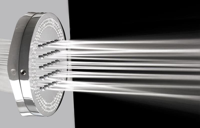 Форсунка боковая для душа Bossini Tondo Flat Wall I00175 Хром