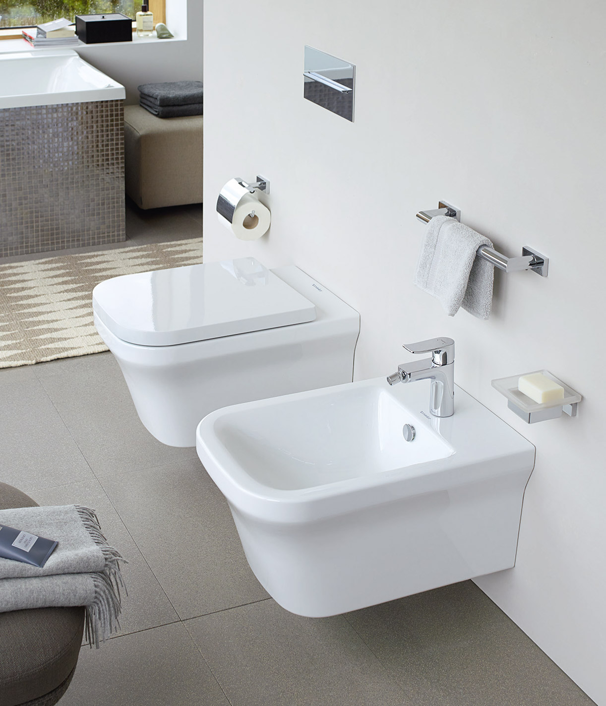 Подвесной унитаз Duravit P3 Comforts 2561090000 57 см безободковый (изделие снято с производства)