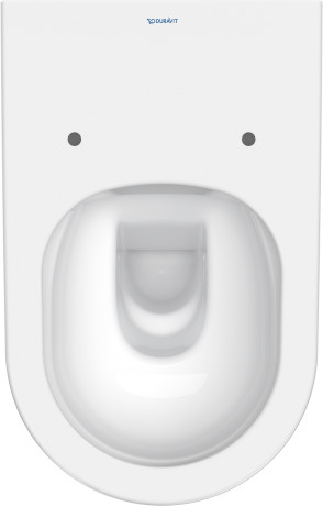Унитаз напольный пристенный Duravit D-Neo Rimless 2003090000 370 мм х 580 мм, с вертикальным смывом, без смывного края, с креплением, белый