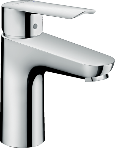 Смеситель для раковины Hansgrohe Logis Е100 71161000 со сливным гарнитуром хром