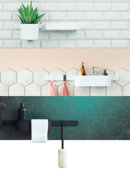 Штанга для коепления аксессуаров HANSGROHE WallStoris 27902670 500 мм, цвет Чёрный матовый